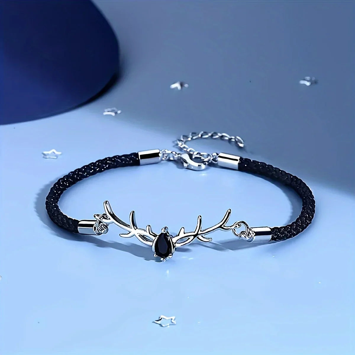 Antler Heart Zircon Bracelet