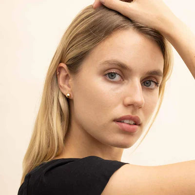Ball Earrings | Gold