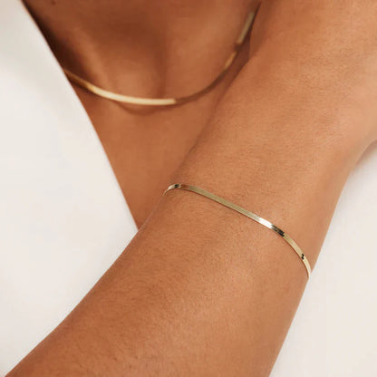Serpent Sun Bracelet | Gold