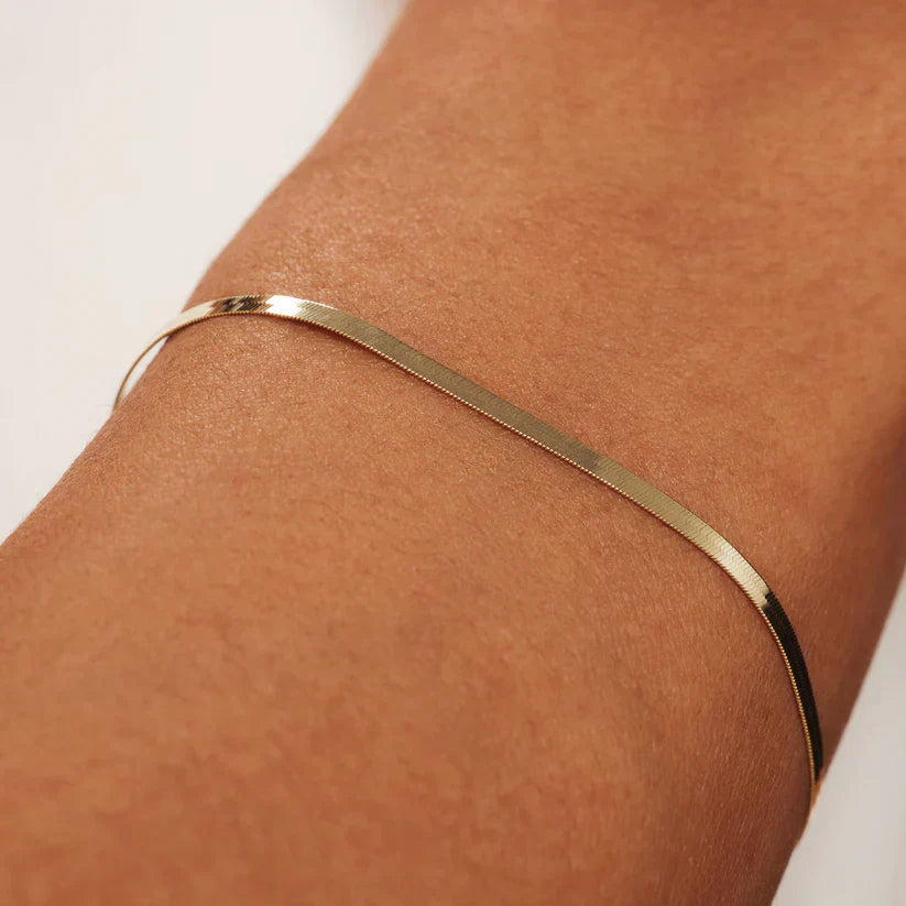 Serpent Sun Bracelet | Gold