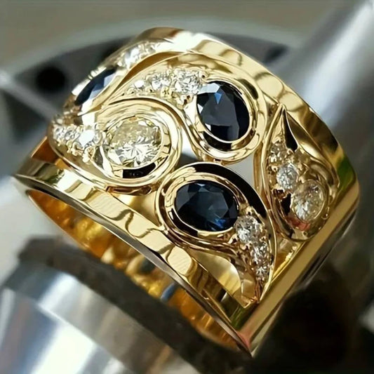 Vintage brilliant gold ring
