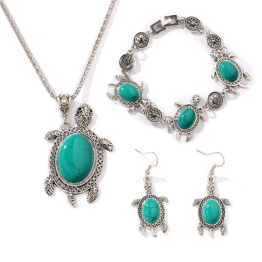 Turquoise Turtle Jewelry Box