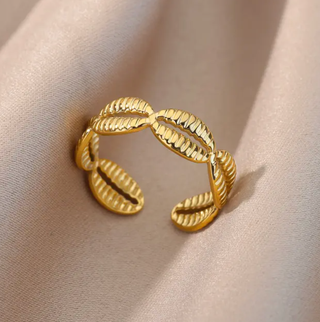 18-carat gold-plated imperial ring