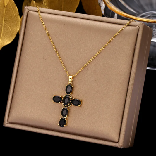 18-carat gold-plated precious flower earrings