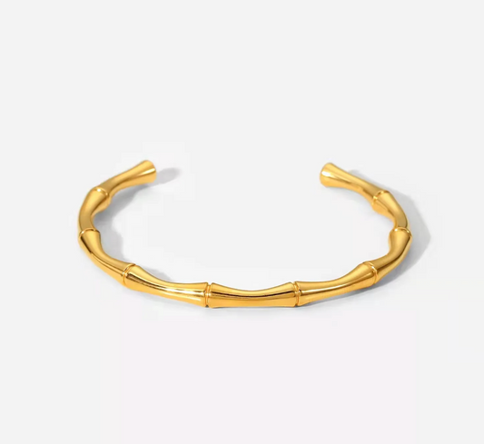 18-carat gold-plated seashell ring