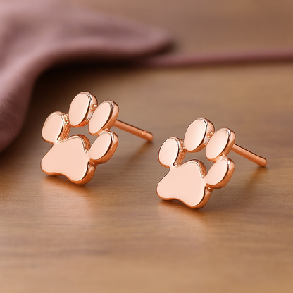 Hypoallergenic Paw Earrings – Stainless Steel