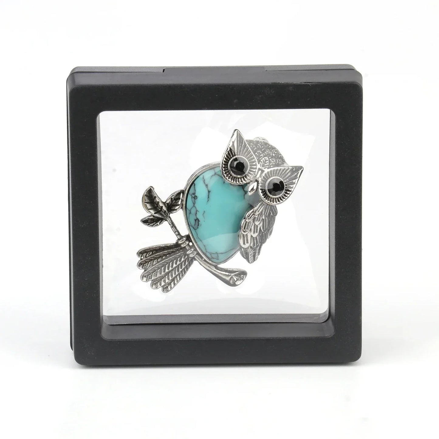 Owl Wisdom Crystal Pendant Necklace