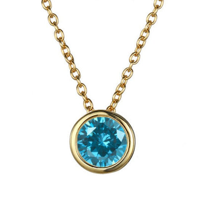 Lyra birthstone necklace