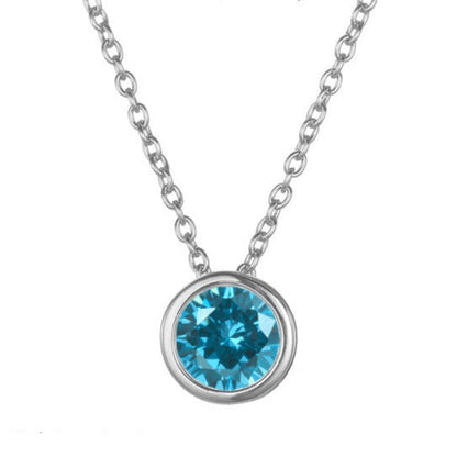 Lyra birthstone necklace