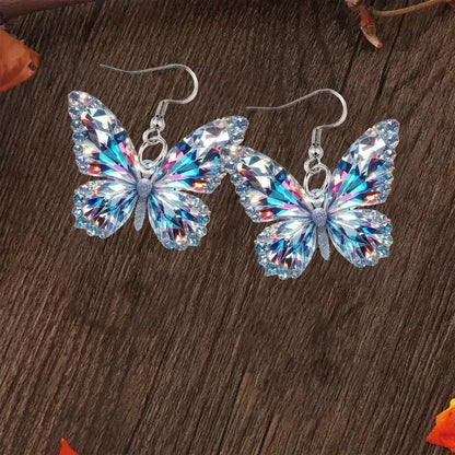 Sparkling Butterfly Tomettes Earrings