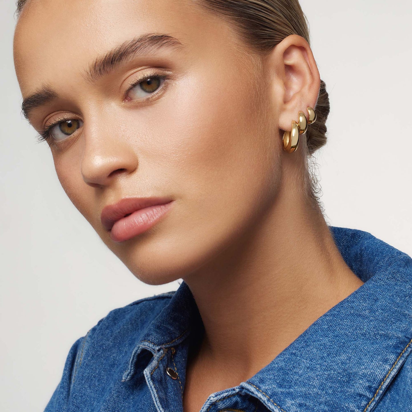 Rue Statement Circle Earrings | Gold
