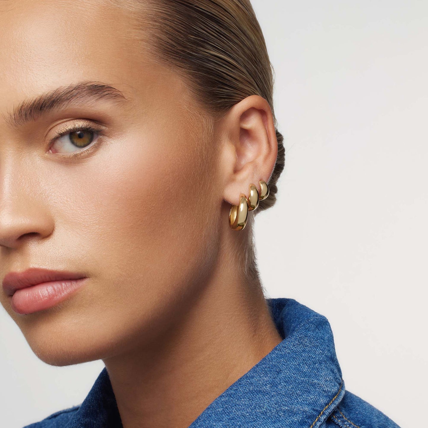 Rue Statement Circle Earrings | Gold