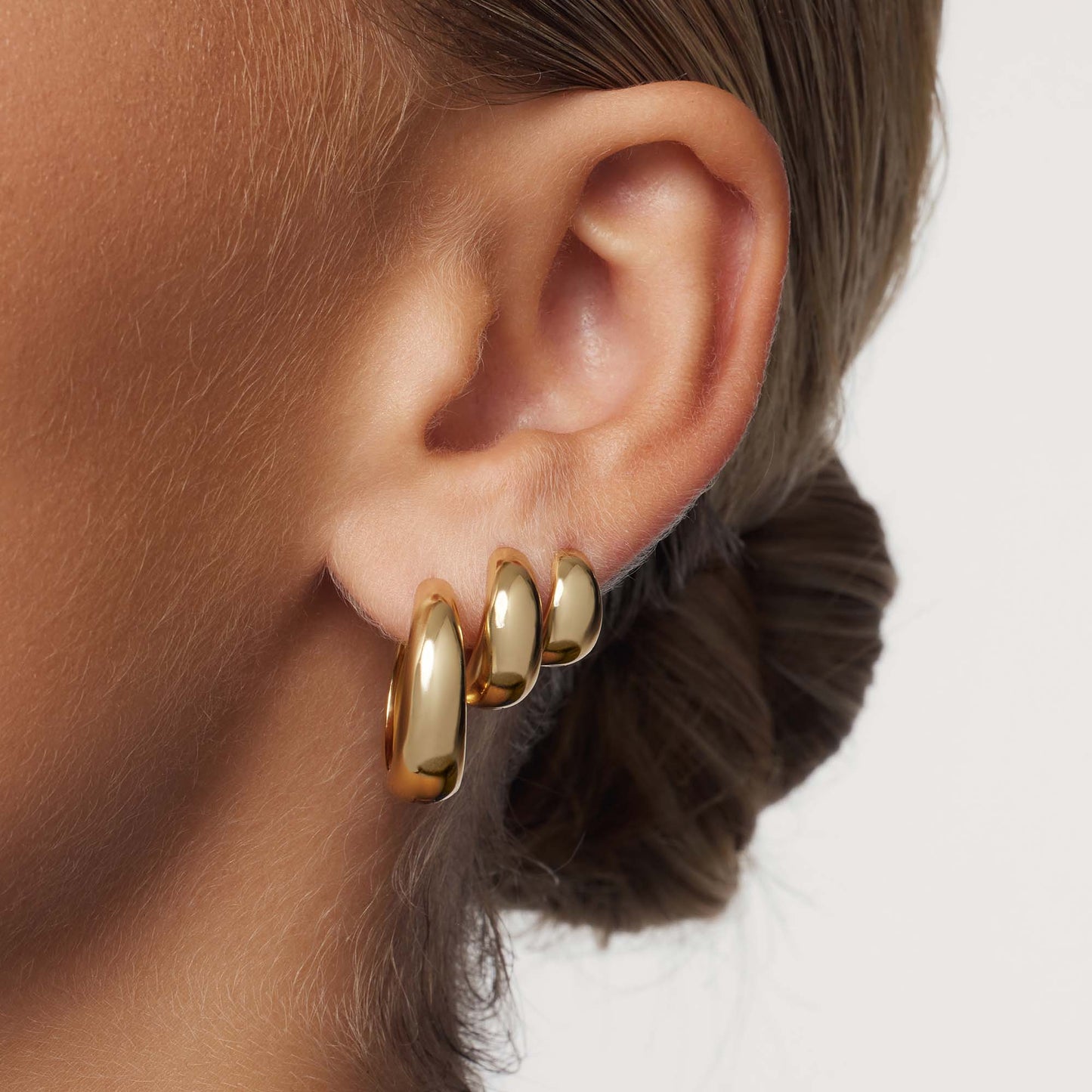 Rue Statement Circle Earrings | Gold