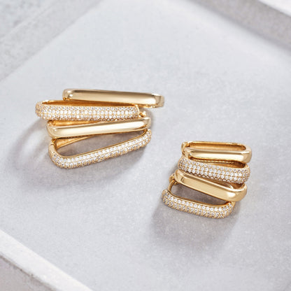 Icon Circle Earrings | Gold