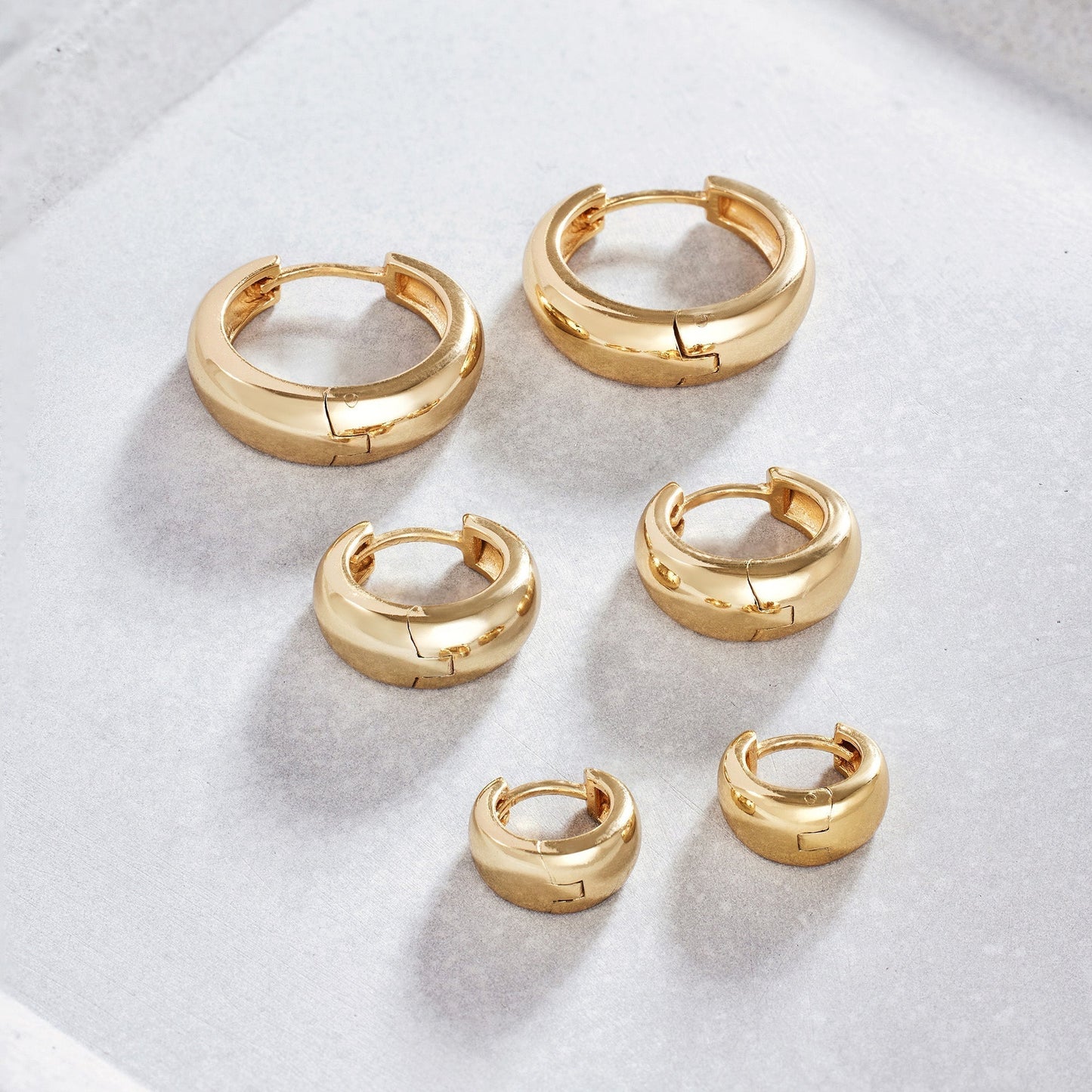 Rue Statement Circle Earrings | Gold