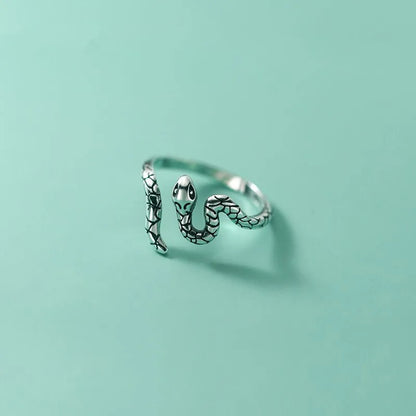 Sterling Silver Serpent Ring