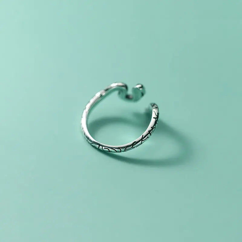 Sterling Silver Serpent Ring
