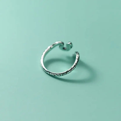 Sterling Silver Serpent Ring