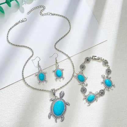 Turquoise Turtle Jewelry Box