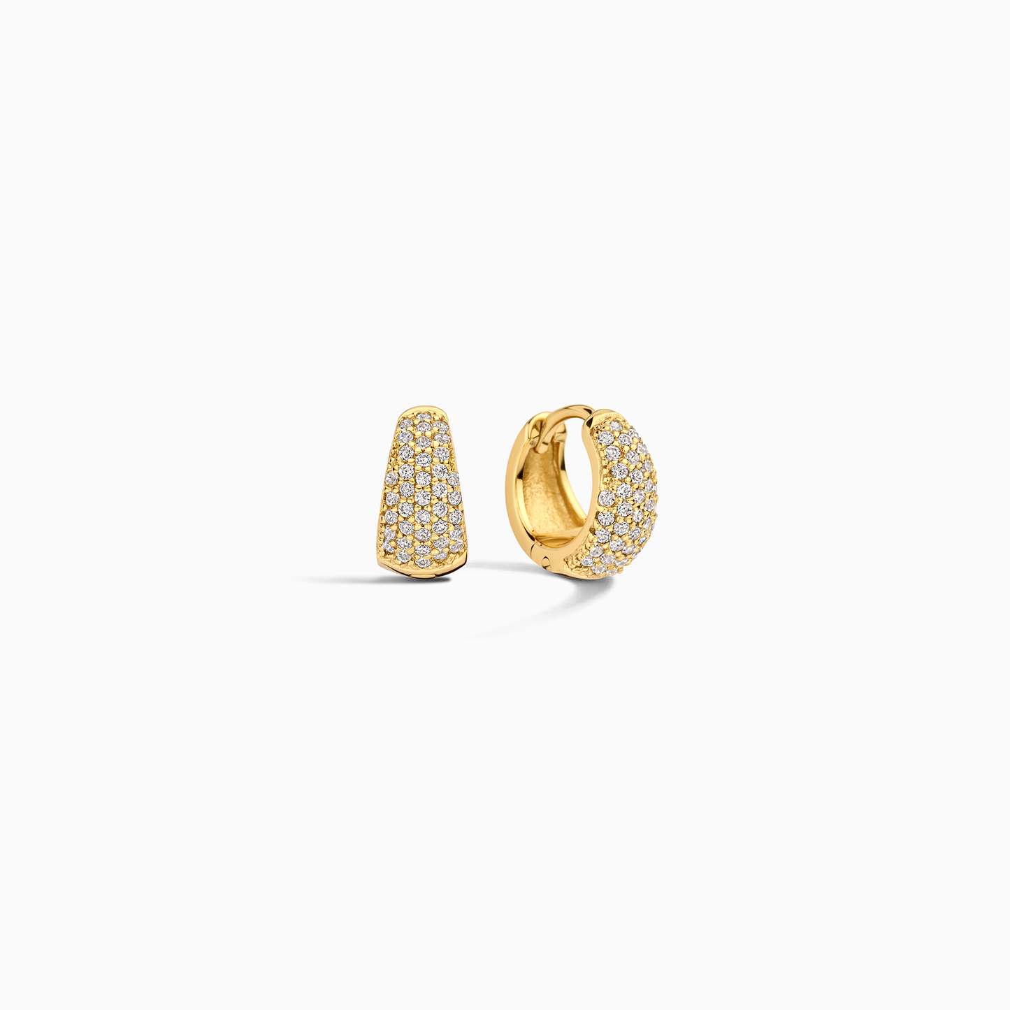 Mini Jules Circle Earrings | Gold