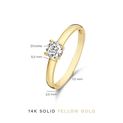 Mira Castelle Ring | Gold