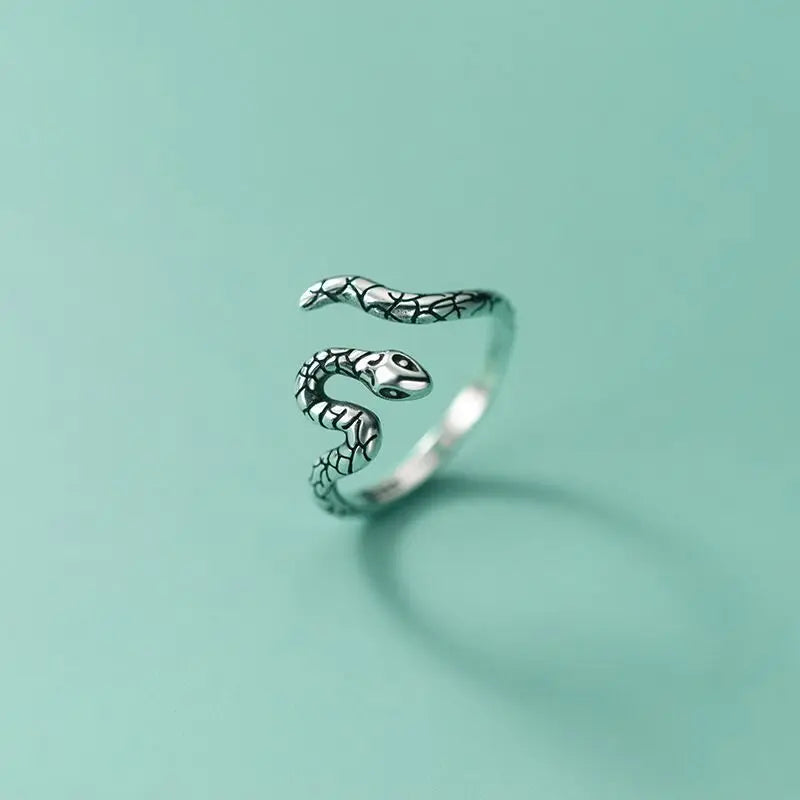 Sterling Silver Serpent Ring