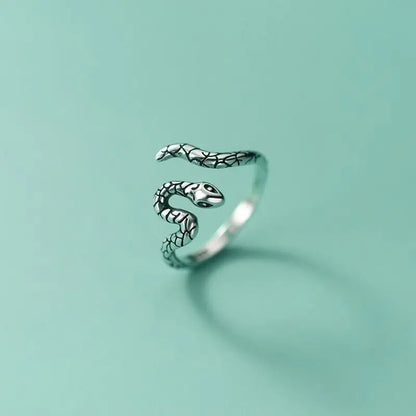 Sterling Silver Serpent Ring