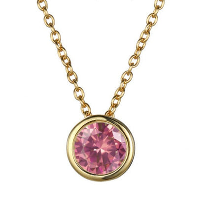 Lyra birthstone necklace