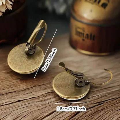 Glass Dome Whimsical Animal Earrings