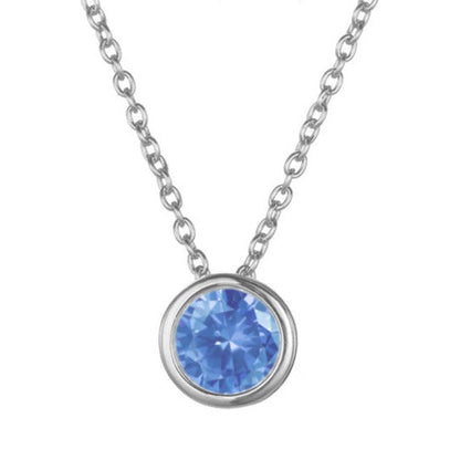 Lyra birthstone necklace