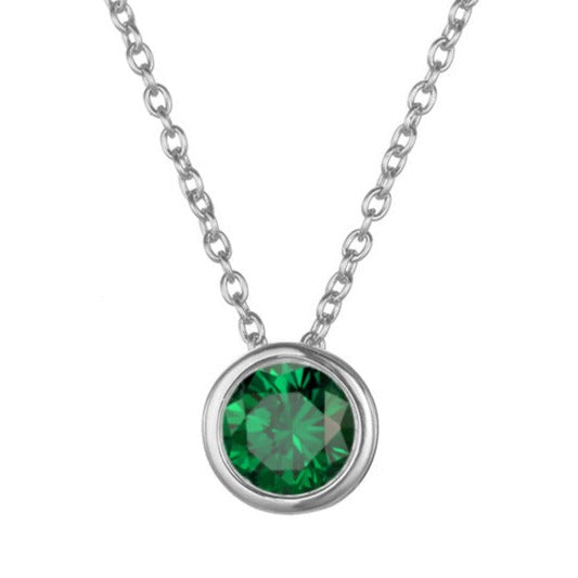 Lyra birthstone necklace