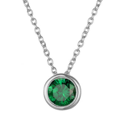 Lyra birthstone necklace