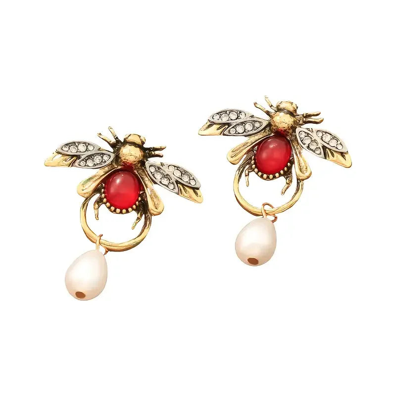 Vintage Bee Tomettes Earrings