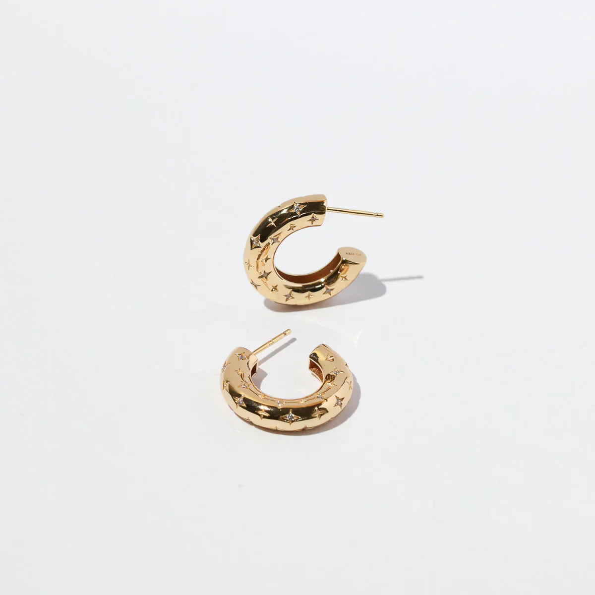 Cosmic Circle Earrings | Gold