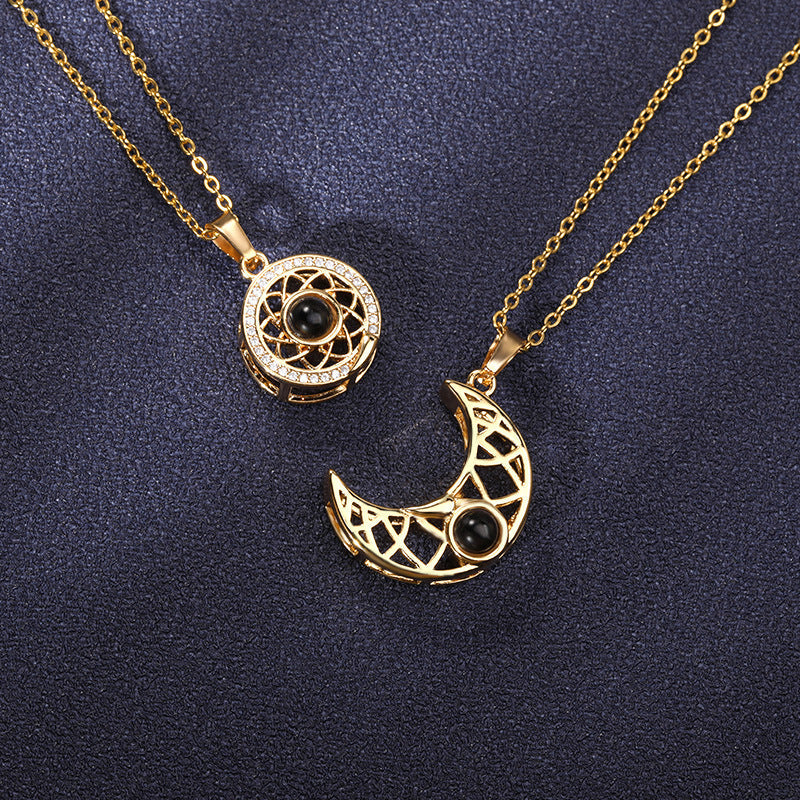 Andromeda golden chain necklace