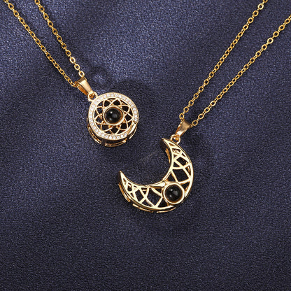 Andromeda golden chain necklace