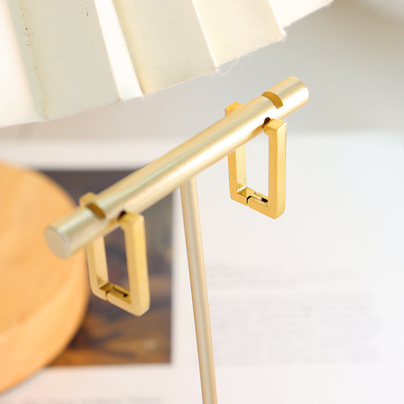Terra golden geometric earrings