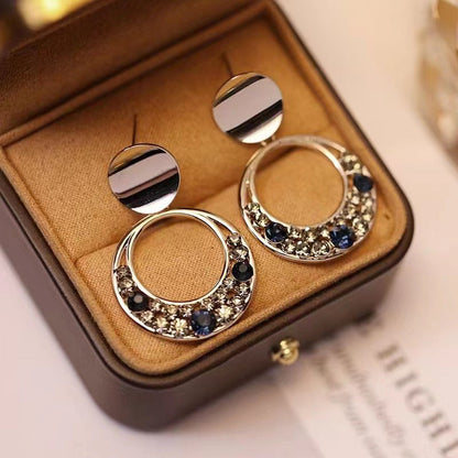 Lumina earrings with zircons