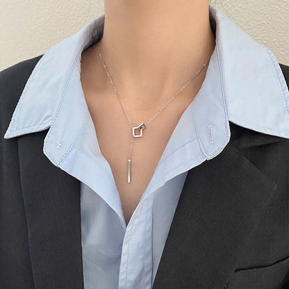 Geometrica silver pendant