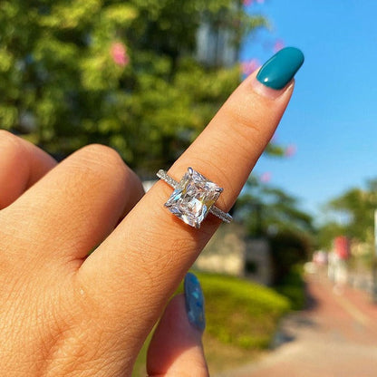 Sophy emerald cut ring