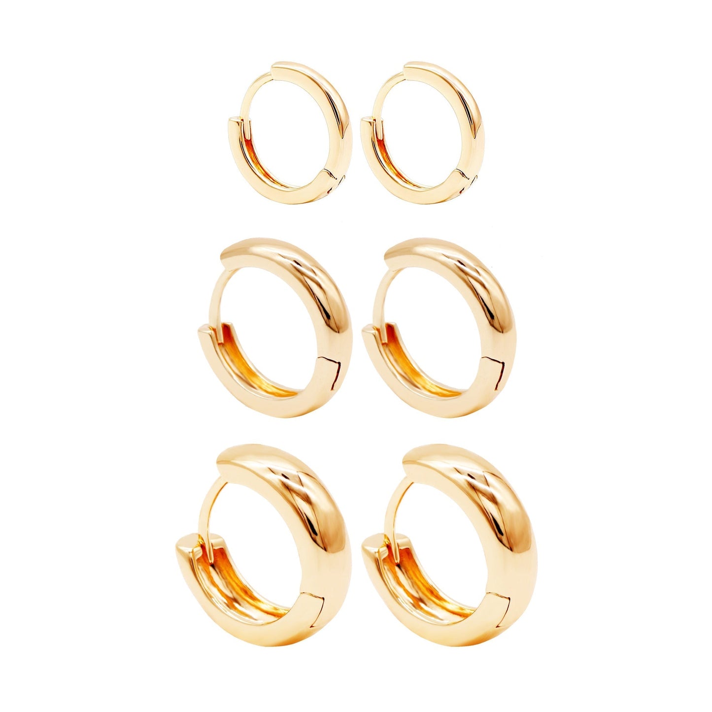 Aurelia golden wrapping ring earrings