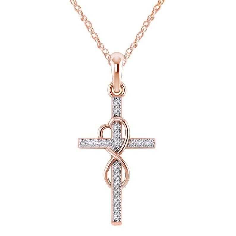Blessed infinity crucifix cross
