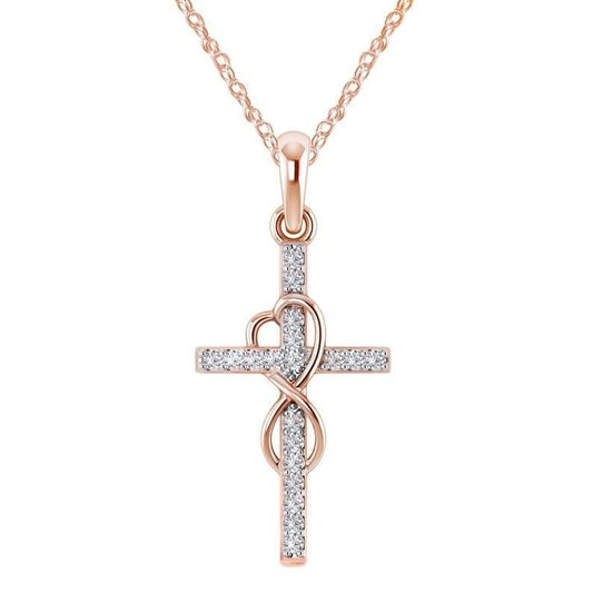 Blessed infinity crucifix cross