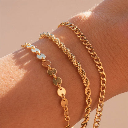 Olivia braided chain bracelet