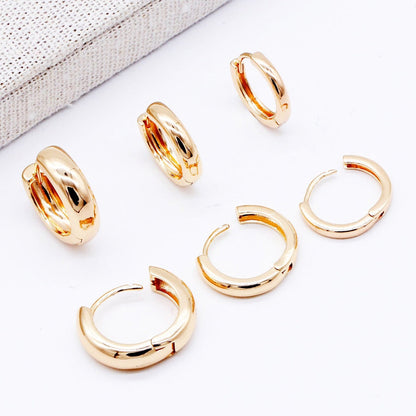 Aurelia golden wrapping ring earrings