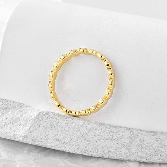 Rectangular signet ring