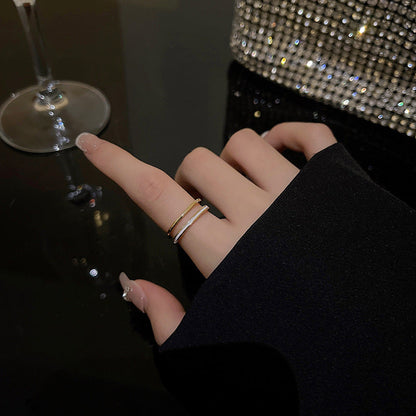 Olivia golden geometric ring