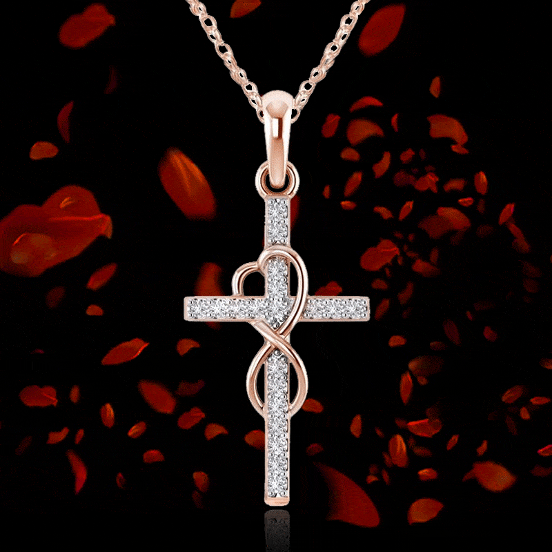 Blessed infinity crucifix cross