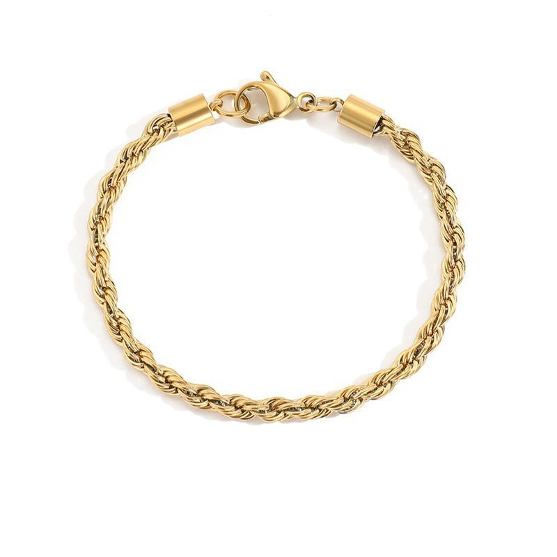 Olivia braided chain bracelet