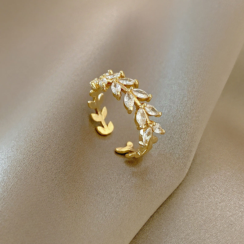 Odyssey minimalist golden ring